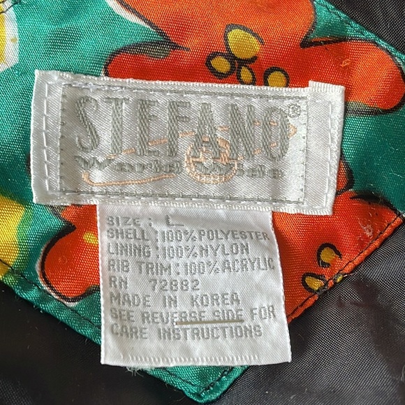 Vintage Stefano world wide floral bomber jacket - Picture 12 of 13